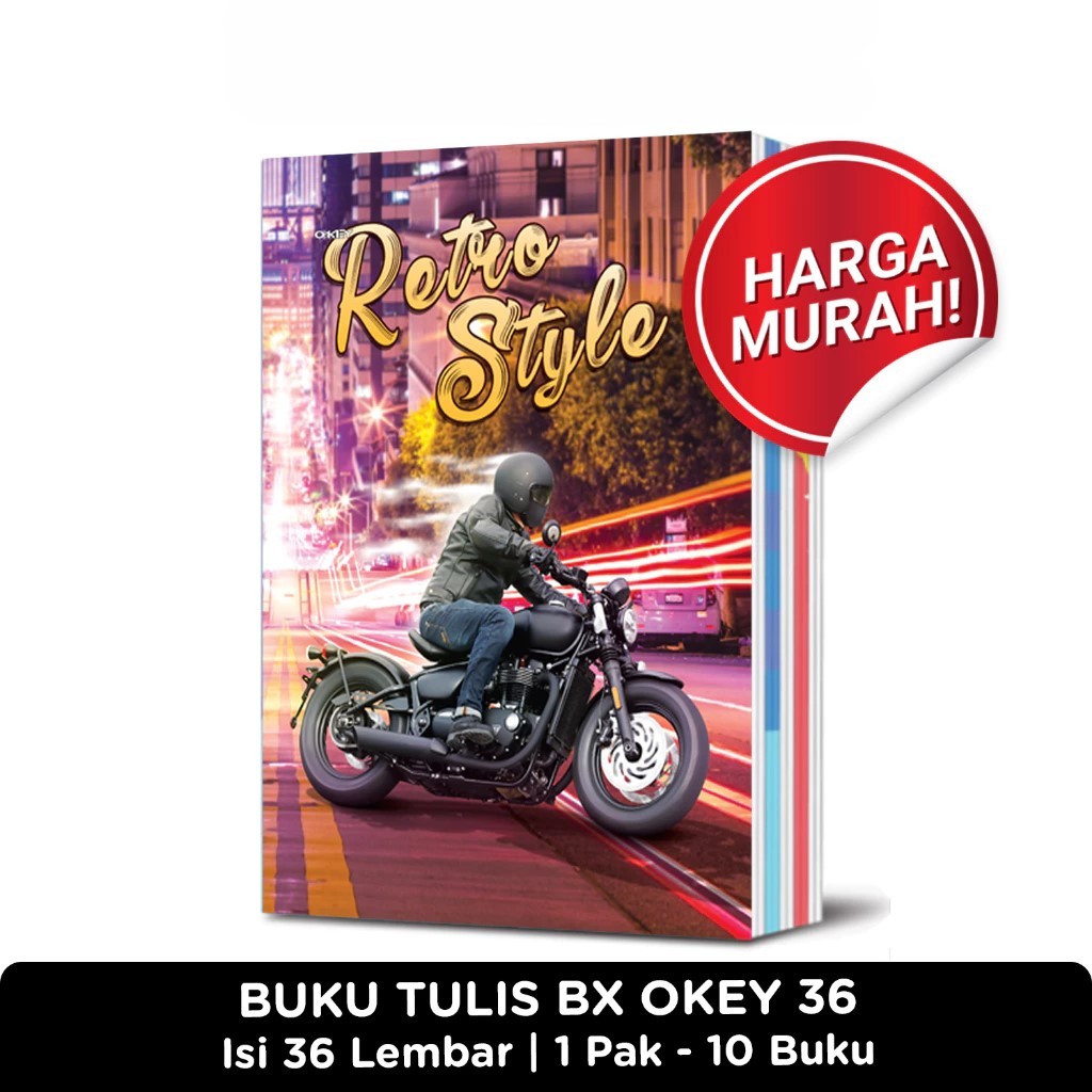 

Buku Tulis Besar / Campus 36 Lembar Okey - 10 Buku