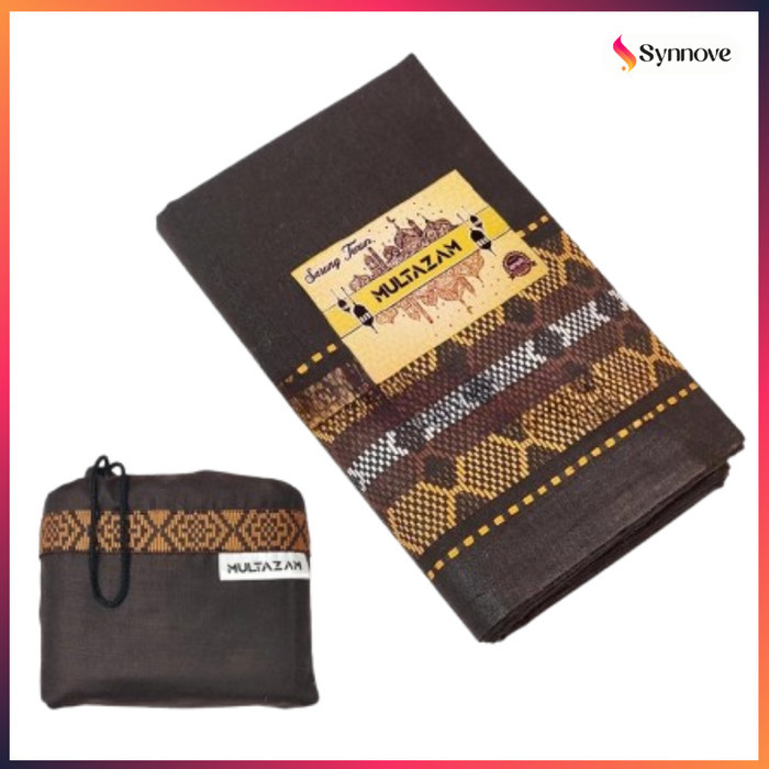 Sarung Travel Tenun Kain Sarung Songket Sarung Traveling Dewasa Alat Shalat Pria Kemasan Pouch