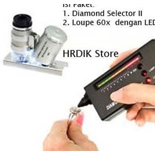 

Paket Diamond Tester Ii & Loupe 60X Zoom Selector 2 Berlian Permata Terbaru