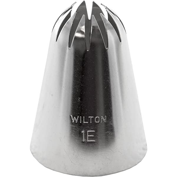 

Wilton Spuit Buttercream Tip 1E Motif Extra Large Drop Flower