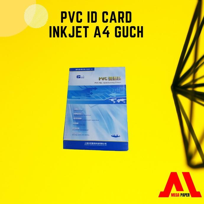 

PVC Instant ID Card INKJET A4 | Merek GUCH | Tebal 0,76 mm [PROMO]