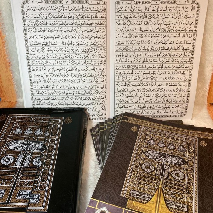 mujazza' al qur an per juz A4-Al-Qur'an Mujazza kho Ustmani A4