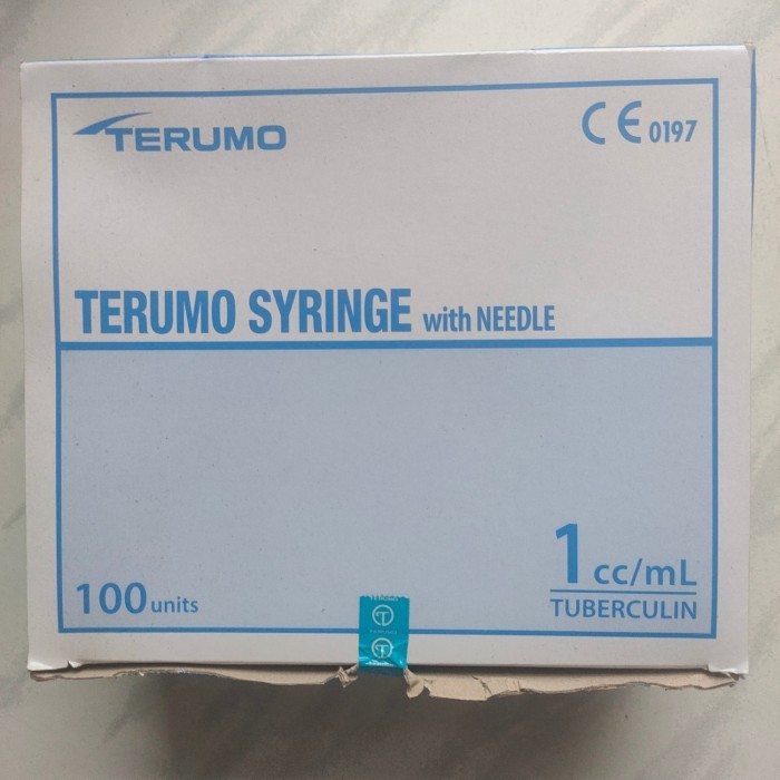 Ready Stock Spuit Terumo 1Cc /Syringe Terumo Tuberculin