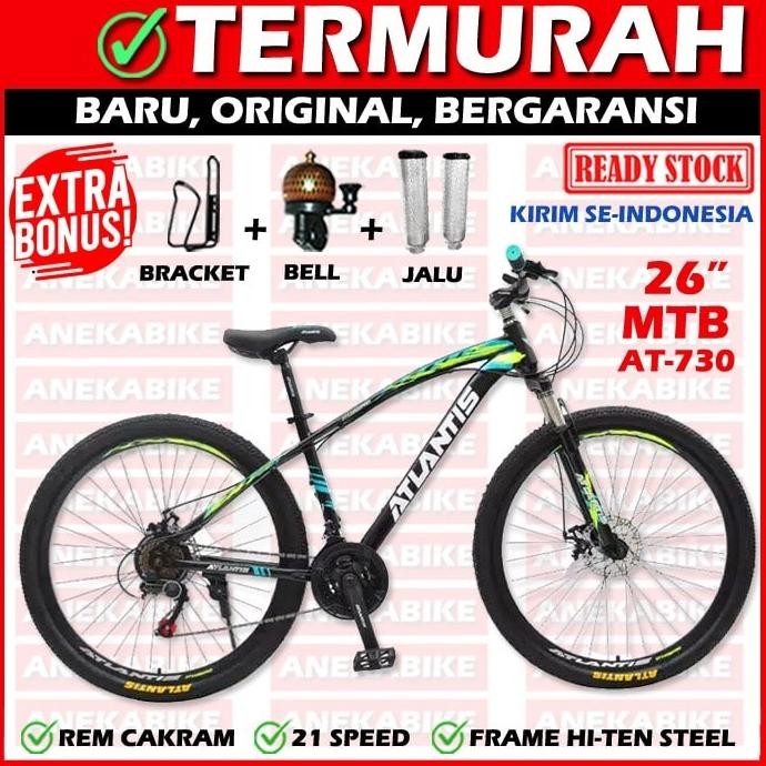 Sepeda Gunung MTB 26 Inch Atlantis Discbrake