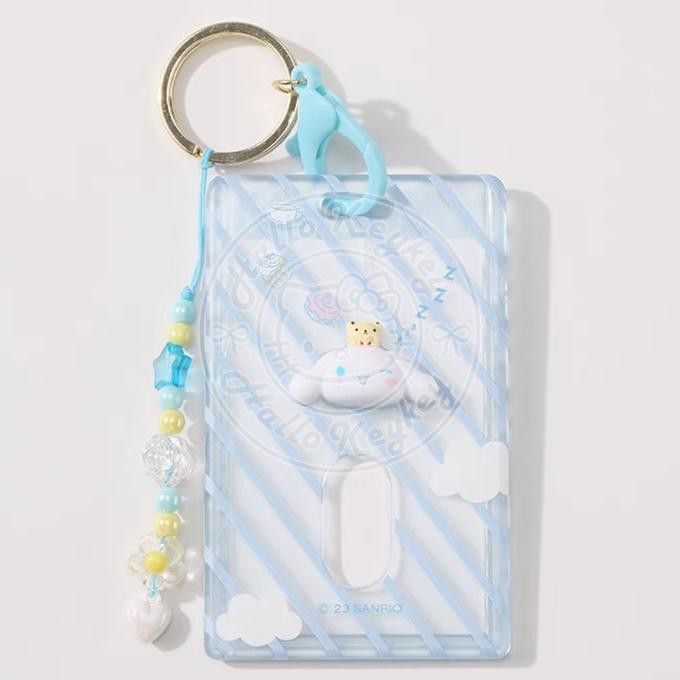 

BEBAS ONGKIR - gantungan name tag id card holder melody kuromi cinnamoroll sanrio