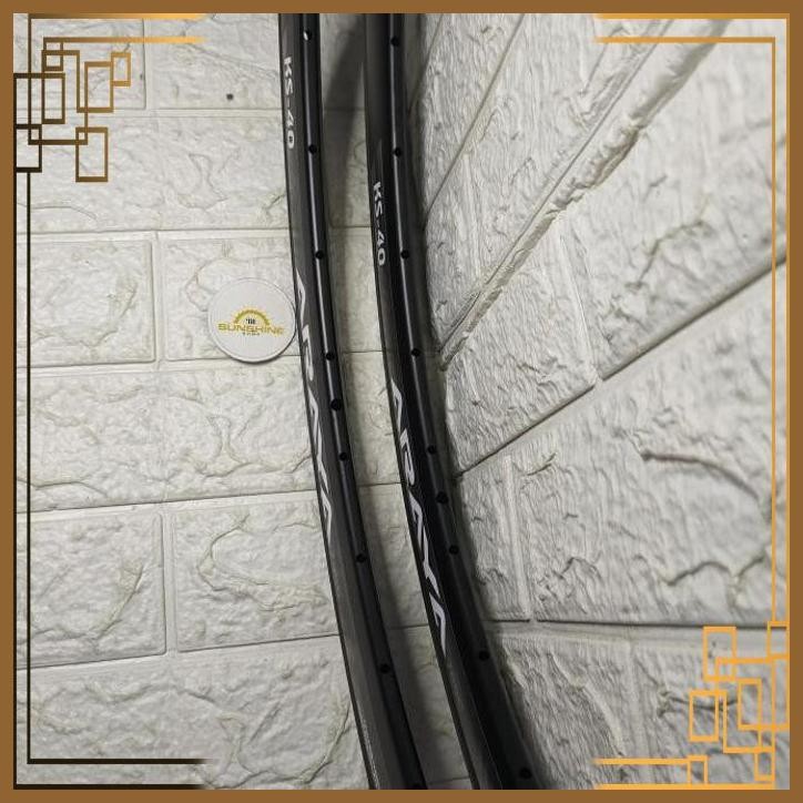 [LSS] RIM VELG 700 C 32 HOLE ARAYA KS-40 DOUBLE WALL TINGGI 4 CM SEPASANG