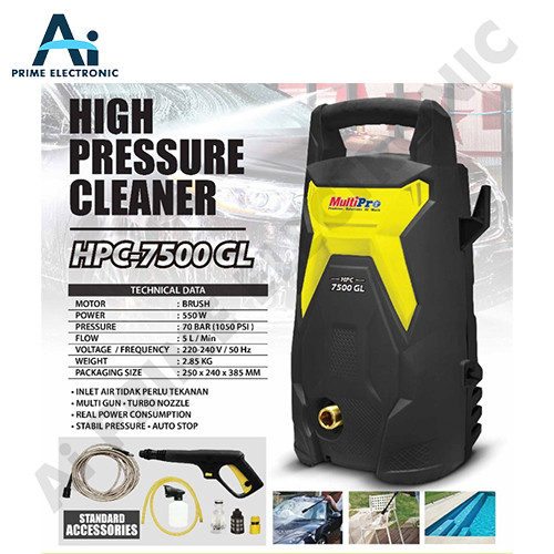 ORIGINAL MULTIPRO HPC 7500 Mesin Cuci Semprot High Pressure Jet Cleaner