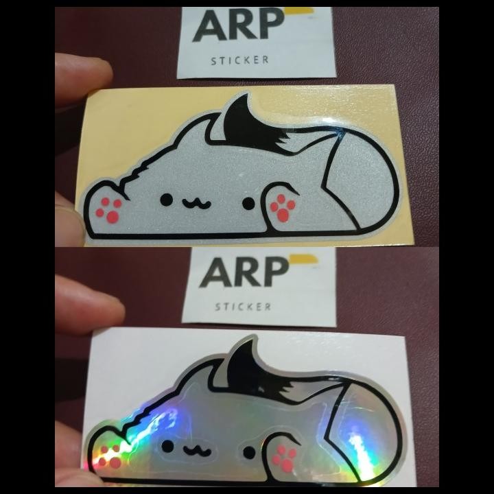 

DISKON STICKER STIKER CAT KUCING BONGO CUTTING