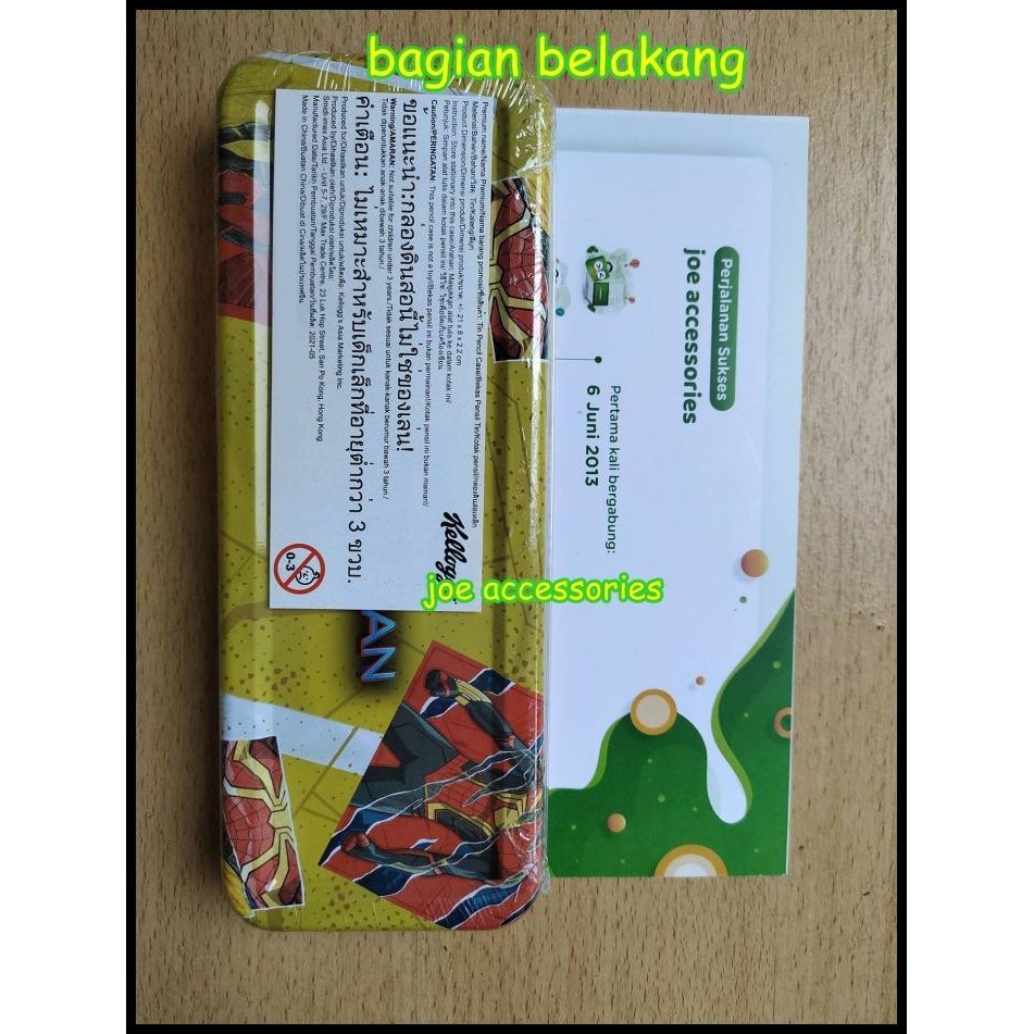 

TERMURAH TEMPAT PENSIL KOTAK PENSIL ANAK SPIDERMAN !!!!!!