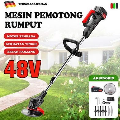 48V Mesin potong rumput Baterai Pemangkas Rumput Modern Lawn Mowers
