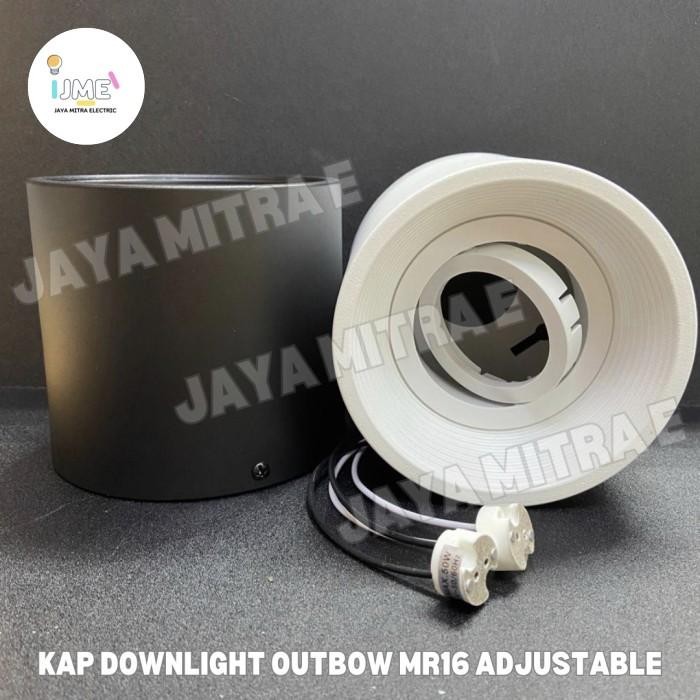 Rumah Downlight Outbow Mr16 Adjustable Kap Downlight Spotlight Outbow