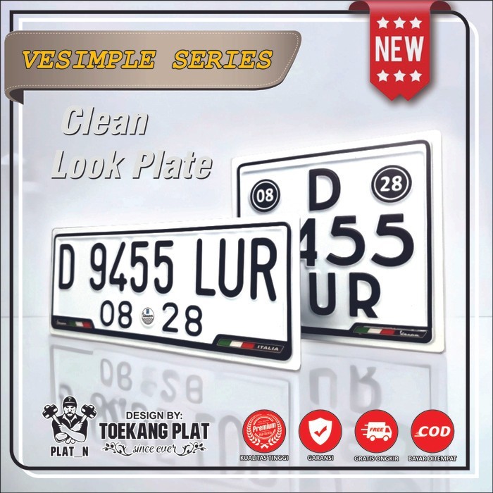 Plat Vespa Matic GTS Primavera Sprint S LXS LX