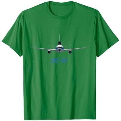 Kaos Pesawat Jet DC-10 Berbadan Lebar |cSHmdhDX|