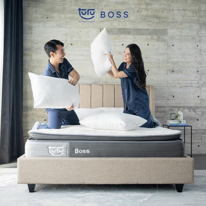 Kasur Pocket Spring Bed TURU BOSS ukuran 160x200 (Queen) FREE BANTAL