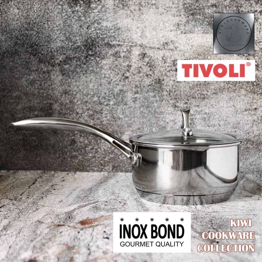 Tivoli - Sauce Pan 14cm Panci Susu MPASI Stainless Steel Premium Ekspor Brand Tivoli