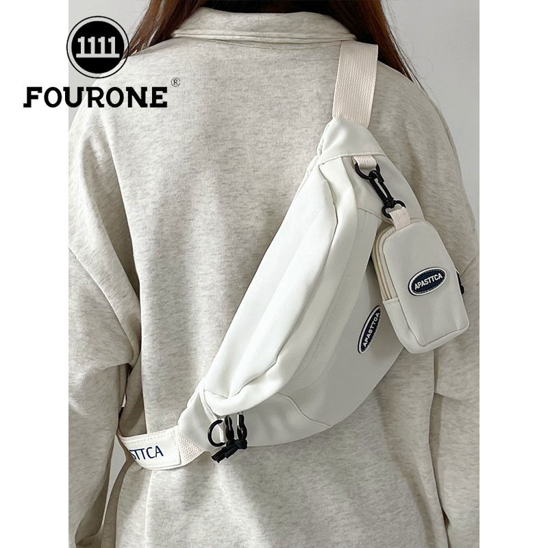 Tas Dada Niche Gaya Korea Wanita, Tas Pinggang Multifungsi Kasual Olahraga Gaya Jepang