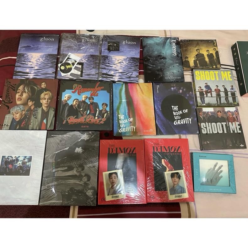 Album DAY6 Sealed Unsealed Fullset Gluon Gravity Shoot Me Remember Us Moonrise Sunrise Daydream The 