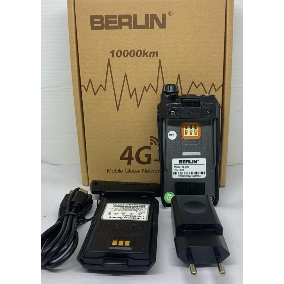 HT poc 4g Akun seumur hidup walkie talkie jangkauan 1000 km murah