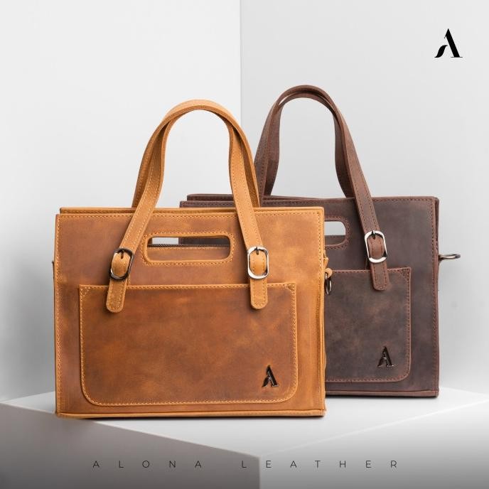 Tas Selempang Wanita Kulit Asli AURORA Sling Bag Lokal Ori Cewek Murah