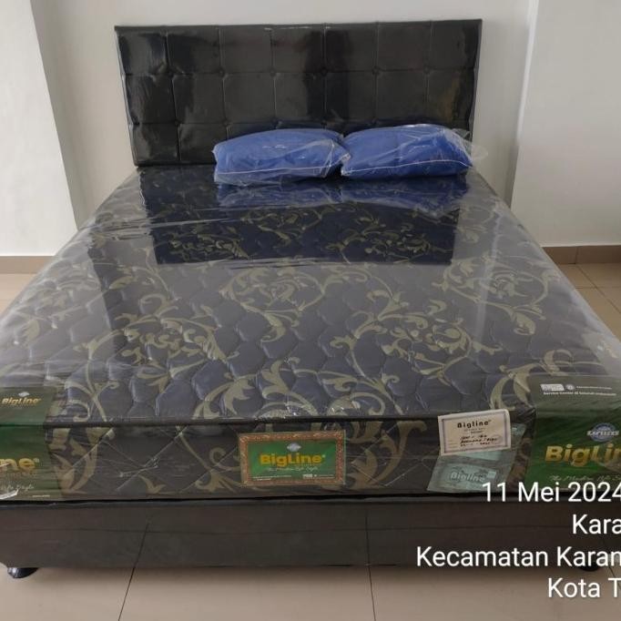 spring bed bigline by bigland -160x200 full set gratis bantal 2bh
