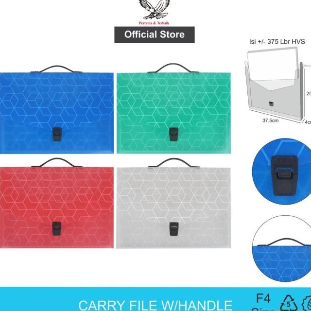 

EAGLE TAS DOKUMEN F4 (FOLIO) / MAP DOKUMEN TENTENG / CARRY FILE WITH HANDLE MOTIF KUBUS #GRATISONGKIR