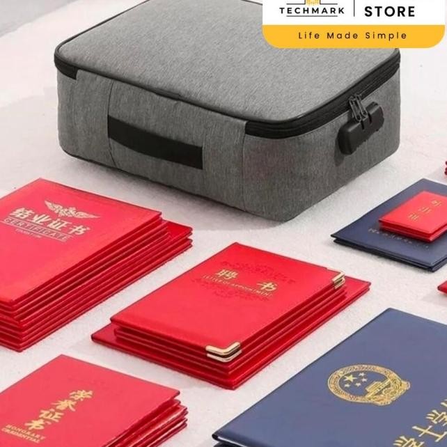 

ORIGINAL!! TAS DOKUMEN TRAVEL BAG DOCUMENT STORAGE BOX WITH SAFETY NUMBER LOCK