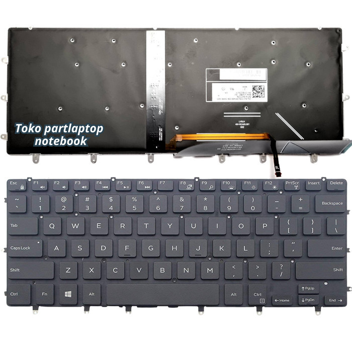 ada keyboard dell precision 5520 original new - bergaransi