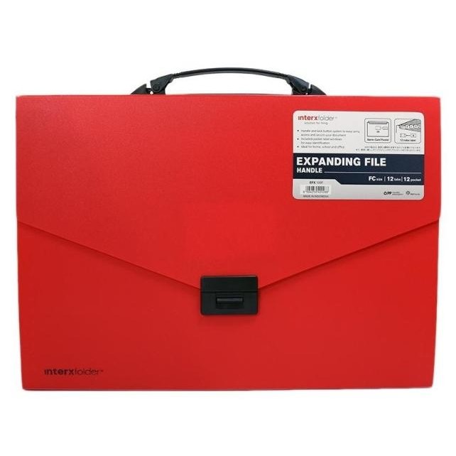

GROSIR EXPANDING FILE WITH HANDLE FOLIO INTERX TAS DOKUMEN MAP SEKAT P