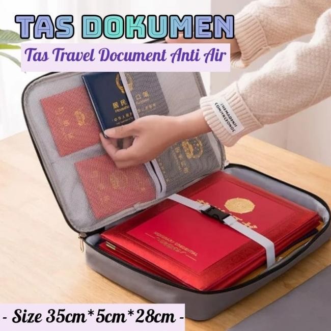 

AZ TAS DOKUMEN / TEMPAT PENYIMPANAN FILE TRAVEL DOCUMENT STORAGE