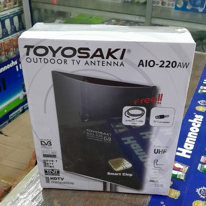 Ready Stock Promo Antenna Tv Toyosaki Indoor Tys- 002 Booster Antenna Digital