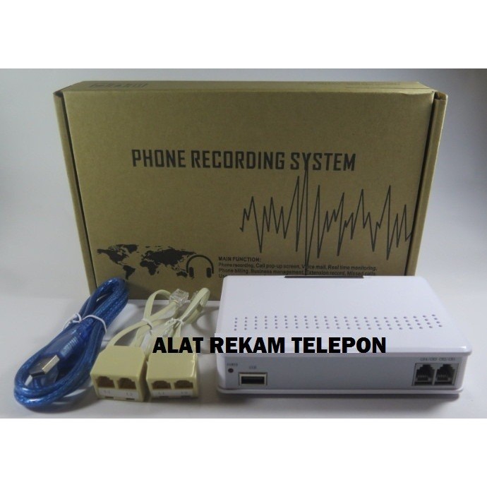 Cuci Gudang Usb Voice Telephone Recorder / Voice Logger / 4 Line Myvoice Usb