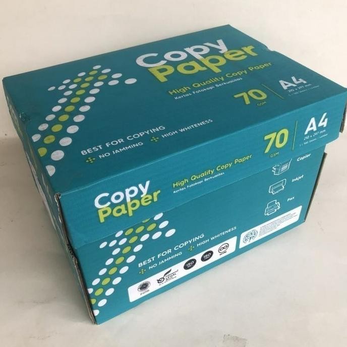 

[Grab/Gojek] Kertas Fotocopy Print Hvs A4 Copy Paper 70 G Box Dus New