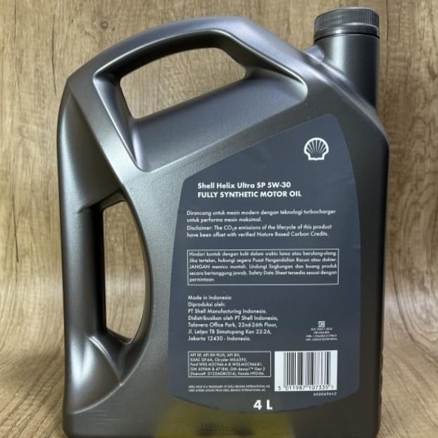 Oli Shell Helix Ultra ( 5W-30 ) ,Fully Synthetic ,4Liter ,Original