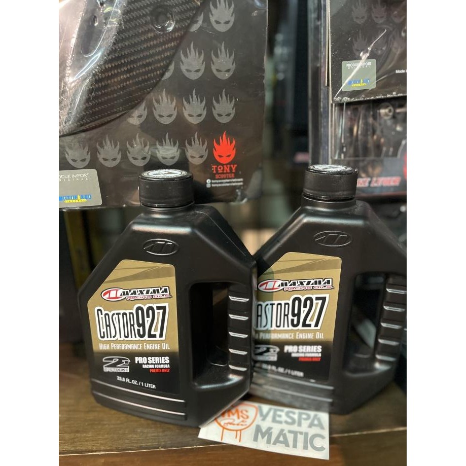 Maxima oil castor 927 oli samping 2t racing vespa ninja rx king dll