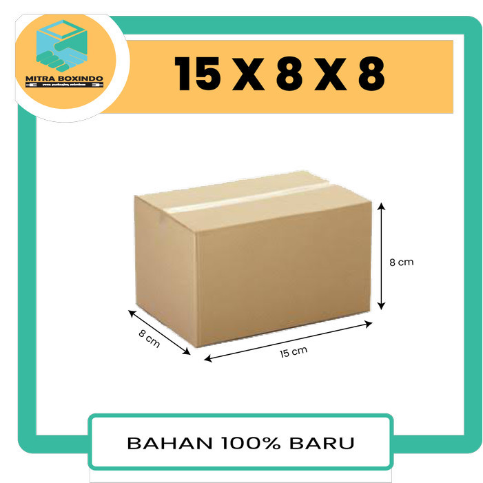 

Kardus Packing Polos dan Tebal, Ukuran 15x8x8 cm