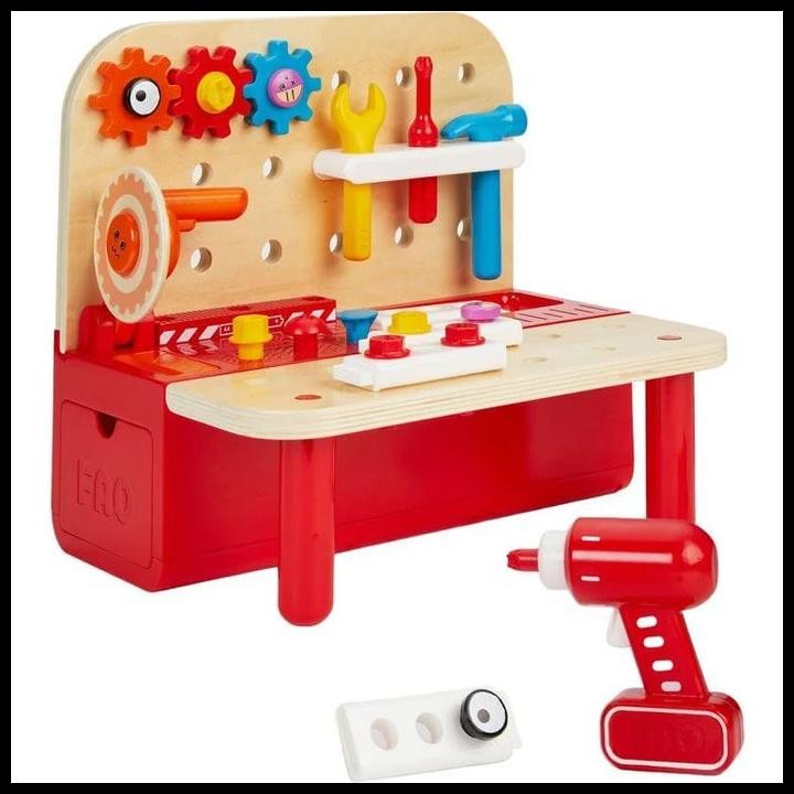 

GRATIS ONGKIR FAO SCHWARZ PRO TOOLS WORKBENCH WOOD 4IN1 HARDWARE STATION MAINAN TOOLS KAYU !!!!!