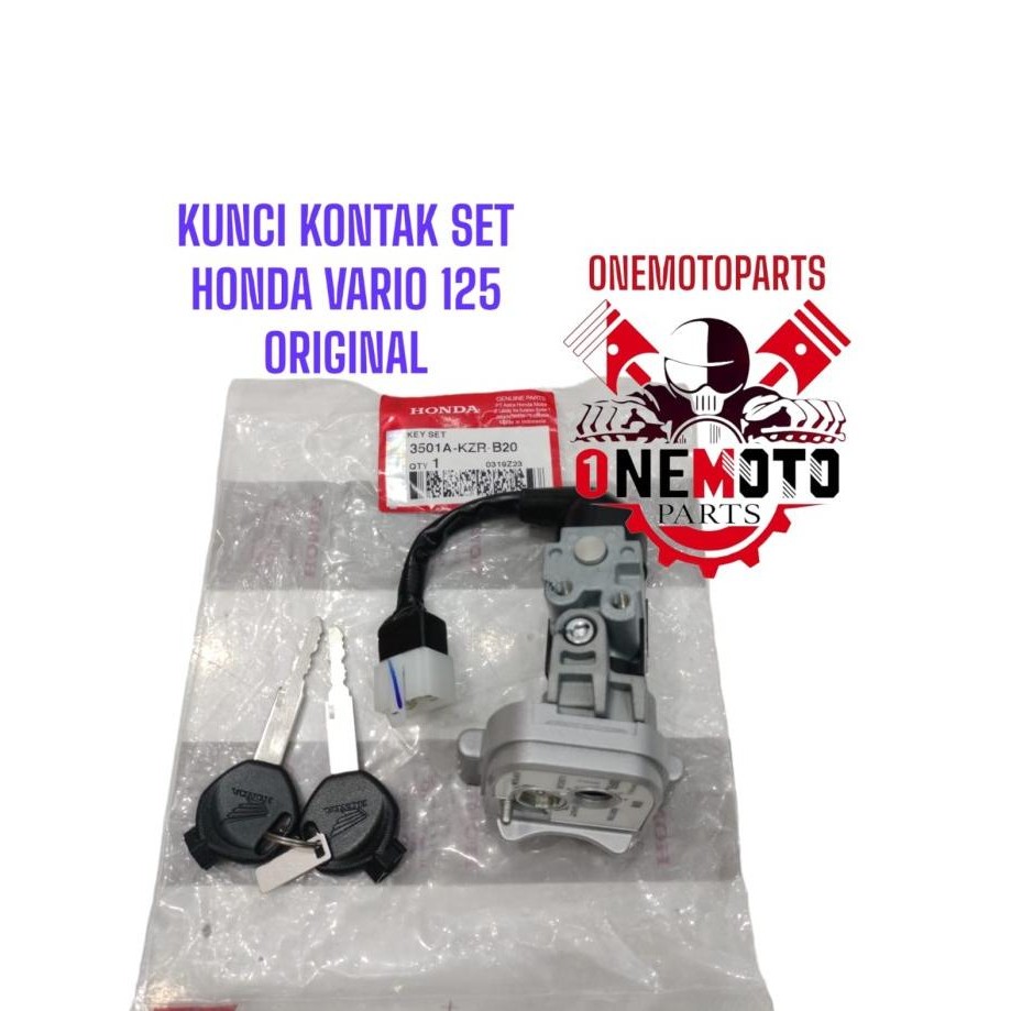 KUNCI KONTAK SET ASSY KOMPLIT HONDA VARIO 125 ORIGINAL 3501A-KZR-B20