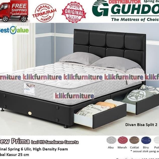 Divan Laci Hs+Sandaran Caserta (180X200 Cm) Guhdo Springbed