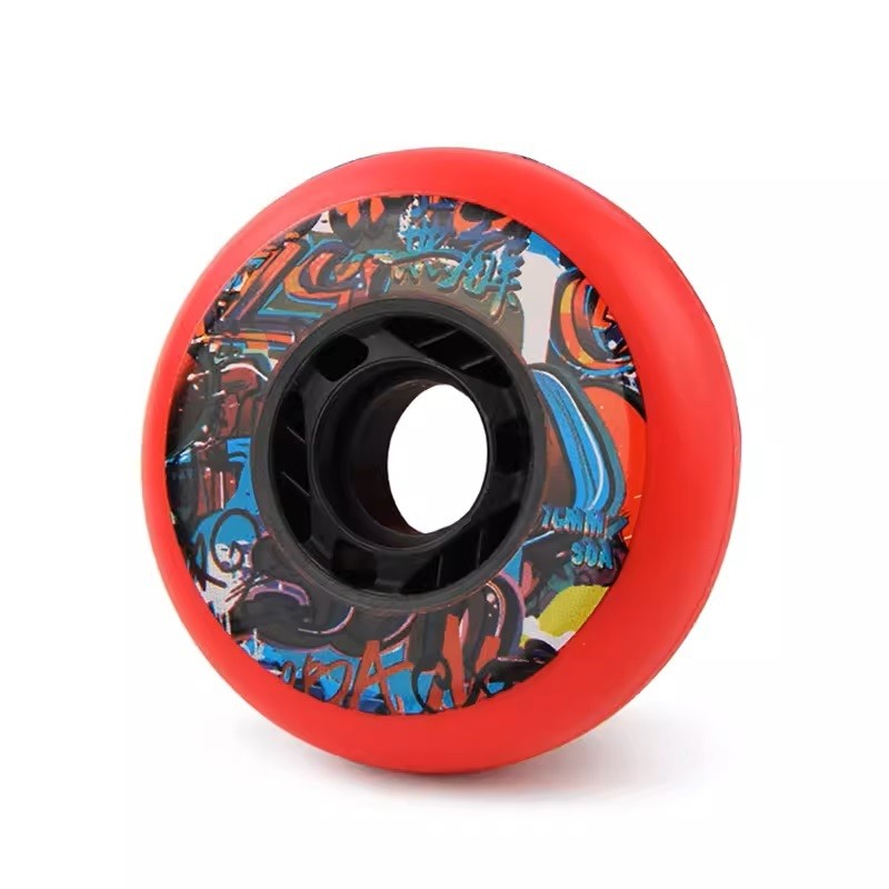 4 pcs roda sepatu roda profesional 85a 90a pu 72mm/76/80mm fsk untuk dewasa pria wanita pemula anak-
