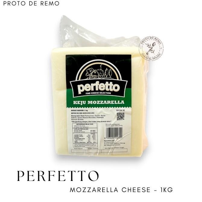 

PROMO Keju Mozzarella Block 1KG (Perfetto) - HALAL