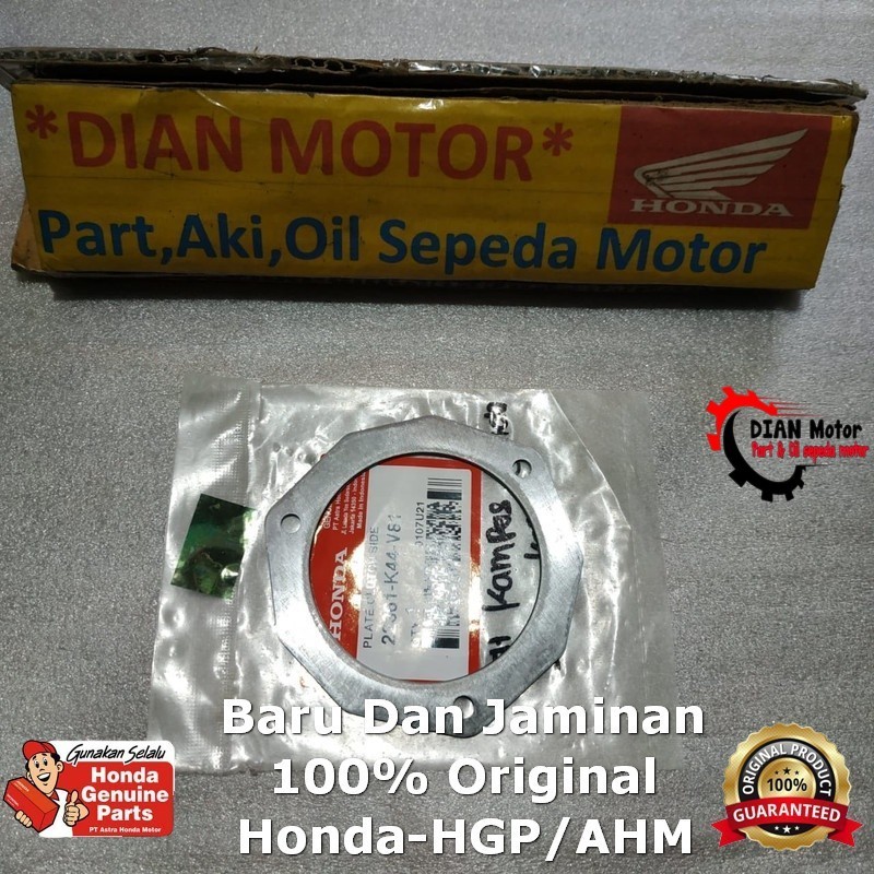 AHM 22361K44V81 PLAT KAMPAS GANDA SCOPY-K2F ORIGINAL