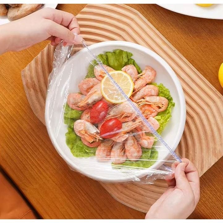 Plastik Penutup Makanan Karet Wrap Pelindung Makanan Plastik Wrapping