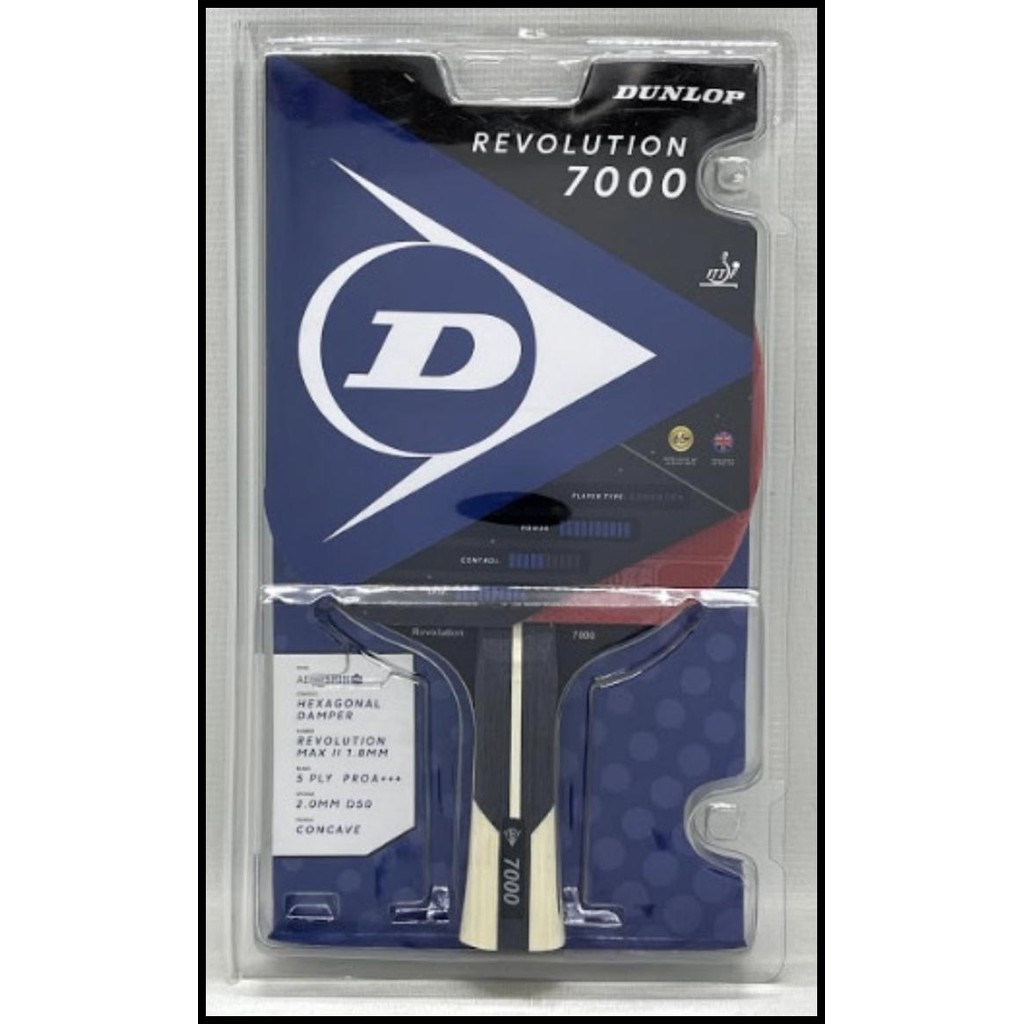 Bat Dunlop Revolution 7000 Bet Tenis Meja Pingpong Original
