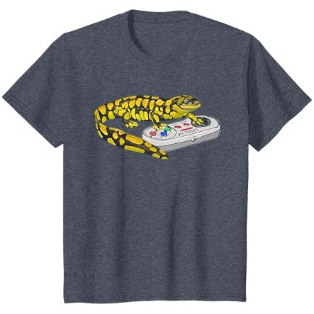 Kaos Gamer Salamander Harimau Bermain Video Game |IDwo554O|