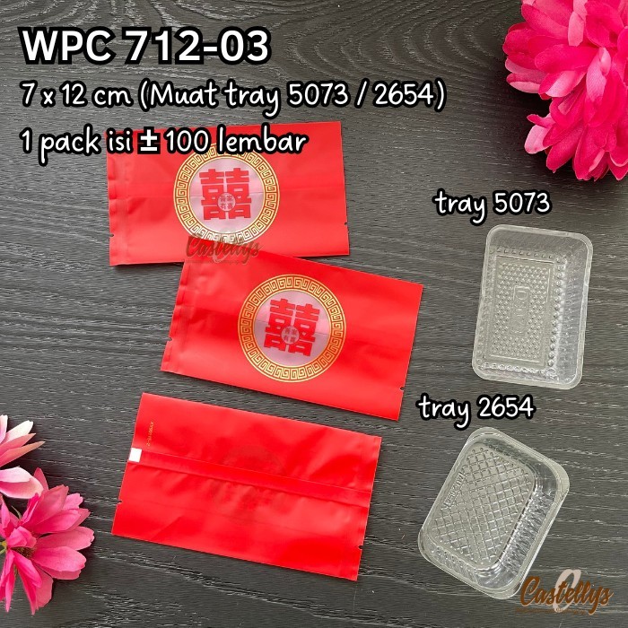 

NEW Plastik Cookies Shuangxi WPC 03 Kue Pia Hampers Wedding Sangjit Tunangan Engagement dll