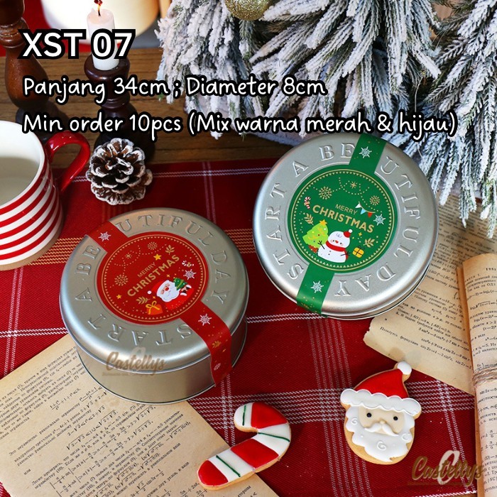 

TERMURAH - Sticker Stiker Label Natal XST07 Kue Cookies Hampers Kado Christmas