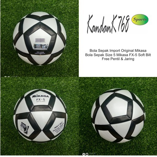 Bola Sepak Mikasa Ukuran 5 Import Original Mikasa FX - 5/Mikasa FT-5 |ALbxMvIC|