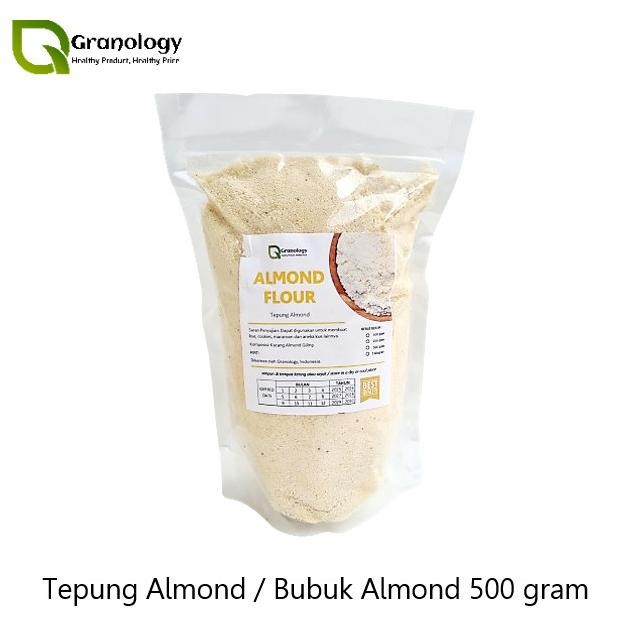 

Tepung Almond / Almond Bubuk / Almond Flour (500 gram) by Granology swar