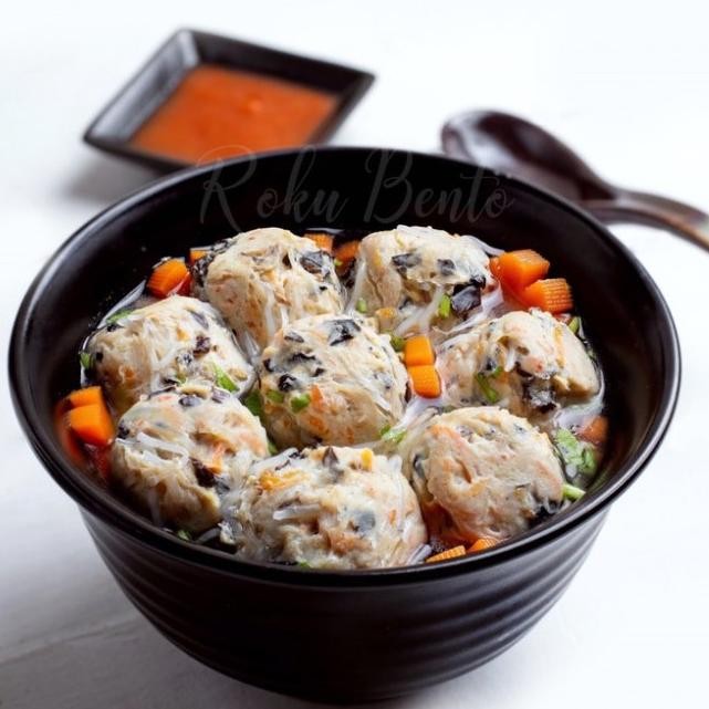 

Bakso Rambutan (Lohua) Homemade Roku Bento isi 10 No MSG Tanpa Pengaw gung