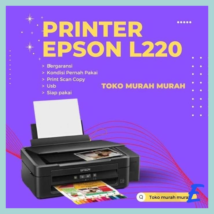 | TMM | PRINTER EPSON L220 BEKAS UNIT EPSON L220 SECOND ALL IN ONE